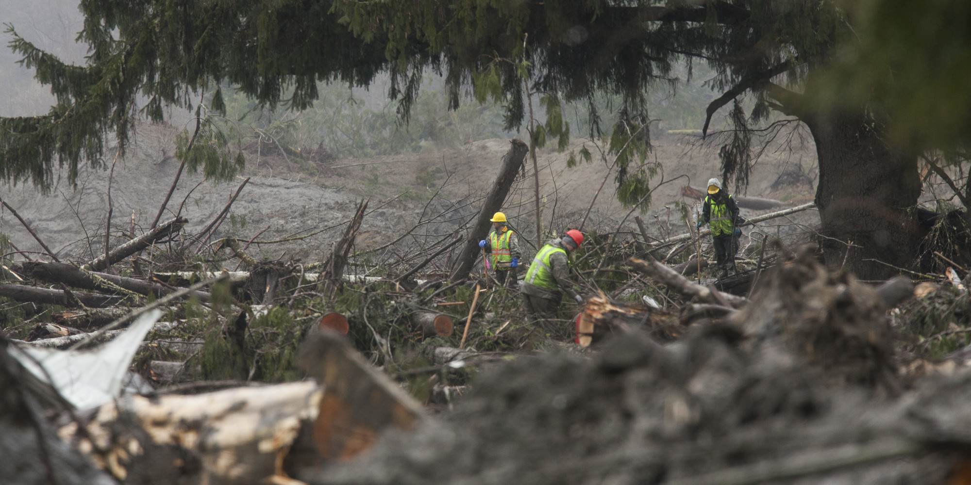Death Toll Continues To Mount After Massive Washington Mudslide